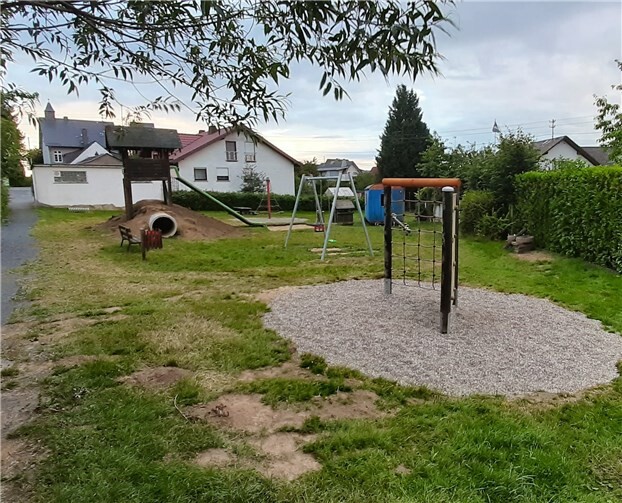 Der Spielplatz in Steinen steht kurz vor der Fertigstellung .Foto: privat