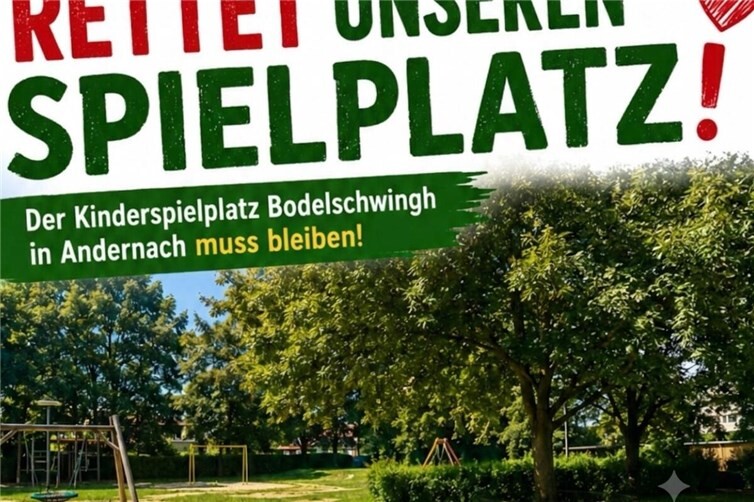 Der Spielplatz muss bleiben