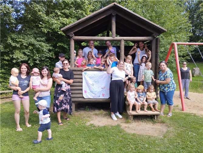 Der Spielplatztreff an der Teichwiese fand im Sommer gleich drei Mal statt.  Foto: KiTa-Sozialarbeit der VG Mendig