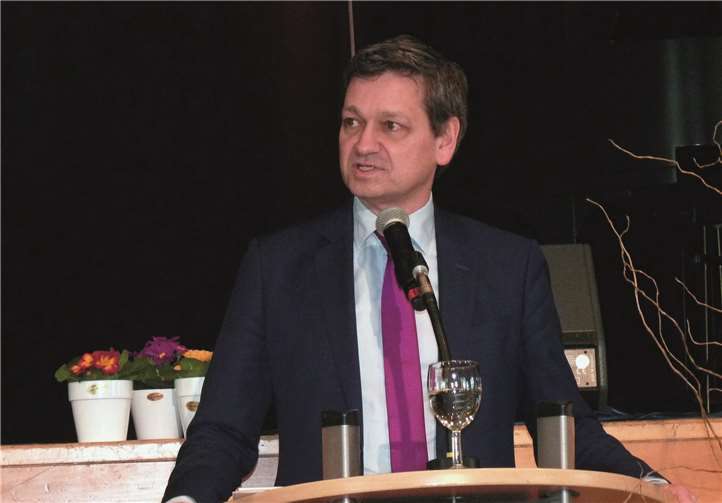 Der Spitzenkandidat der CDU für die Landtagswahlen 2021, Christian Baldauf wurde für seine Ansprache mit lang anhaltendem Applaus bedacht