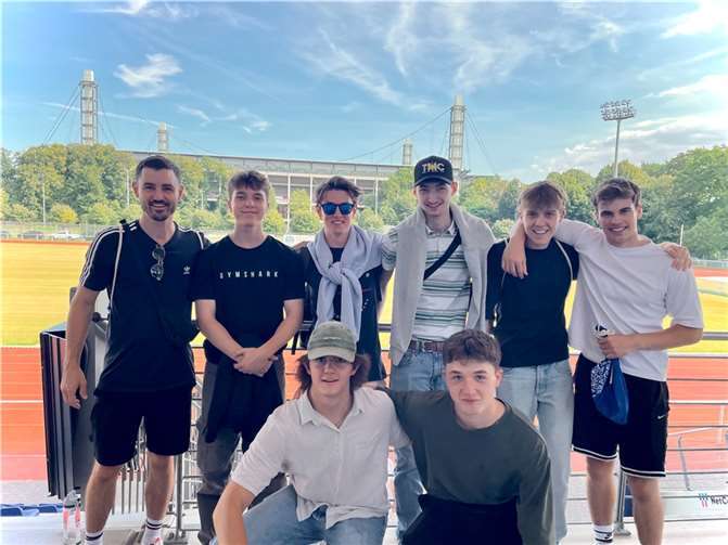 Der Sport-Leistungskurs der Schule unternahm am 16.09.23 einen Ausflug zum Campustag der Deutschen Sporthochschule Köln (DSHS). Foto: privat