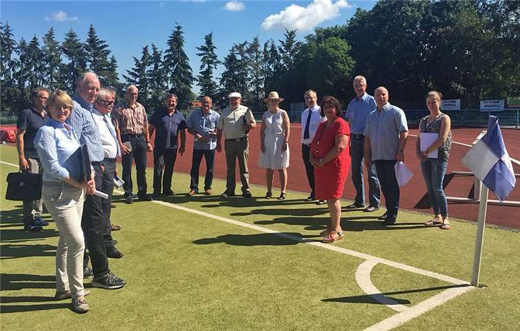 Der Sportausschuss des Kreises macht sich ein Bild, welche Sportstätten für den Jahresförderungsplan des Folgejahres infrage kommen. Foto: privat
