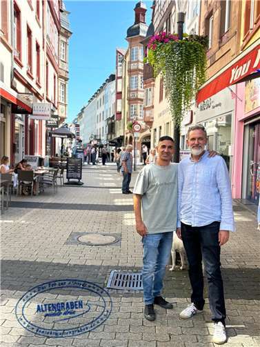 Der Sprecherrat: Tarkan Külekci und Boris Köth. Quelle: Arbeitskreis Altengraben