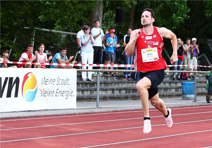 Der Sprint funktionierte noch, doch zum Weitsprung konnte Kai Kazmirek bei der Hallen-EM in Torun nicht mehr antreten. Foto: privat