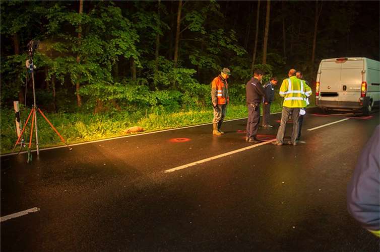 Der Sprinter fuhr im Unfallbereich zu schnell.