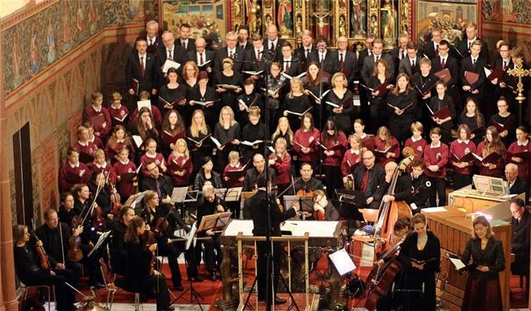 Der St. Martins-Chor erfreute das Publikum bei den vier Bachkantaten.Willi Willig