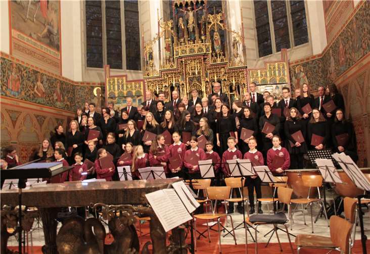 Der St.Martins-Chor hatte mit der „Krönungsmesse von Wolfgang Amadeus Mozart“ eine Premiere.