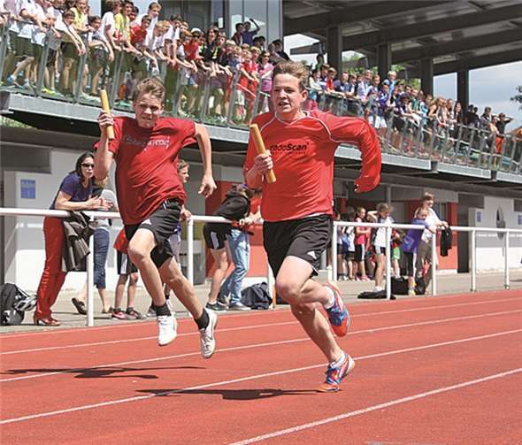 Der Staffellauf ist eins der neuen Konzepte am PJG.privat