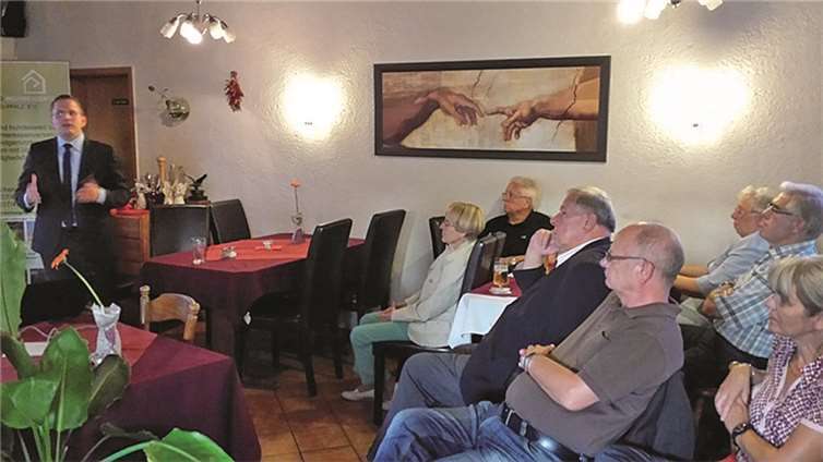 Der Stammtisch der Gemeinschaft Wohneigentum war gut besucht.privat