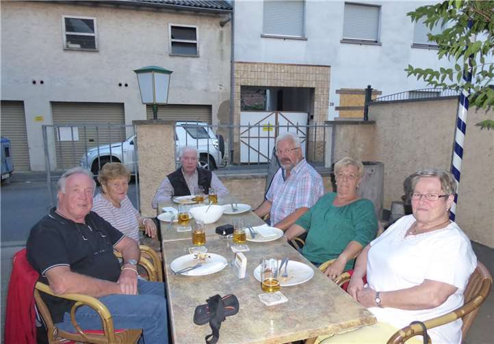 Der Stammtisch der Miesenheimer Feuerwehrsenioren.Foto: privat