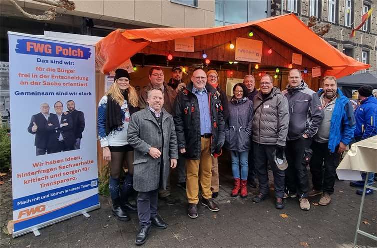 Der Stand der FWG Polch beim Katharinenmarkt. Foto: privat