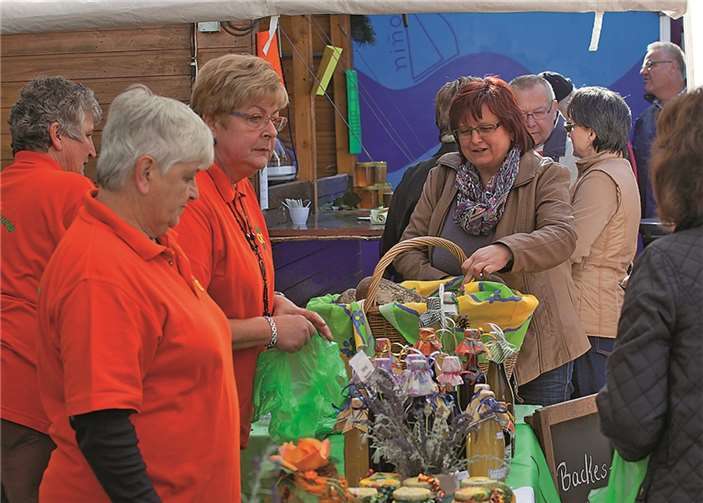 Der Stand der Urbacher Gartenfrauen.