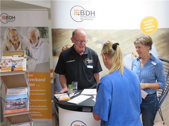 Der Stand des BDH-Kreisverbandes Koblenz.  Copyright: BDH-Klinik Vallendar