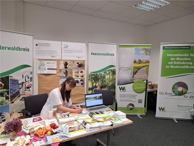 Ein starkes Zeichen für Vielfalt Der Stand des Westerwaldkreises.
