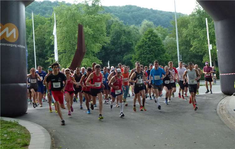 Der Start des 10-km-Hauptlaufs. privat