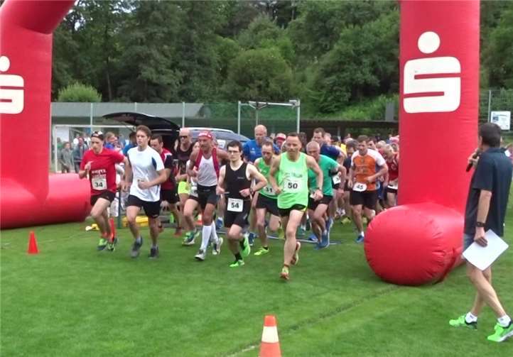 Der Start des zehn Kilometer Laufs.Foto: privat