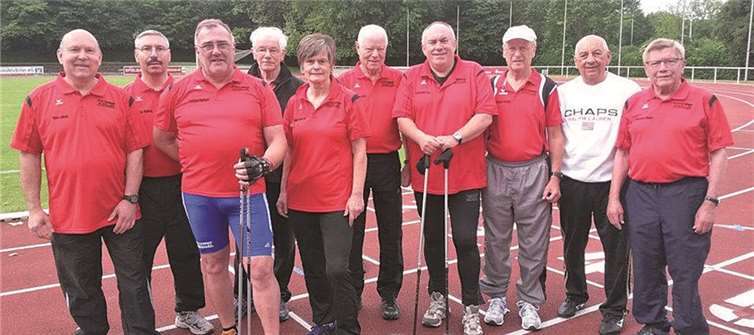 Der Startschuss für die Fitnessübungen ist gefallen.