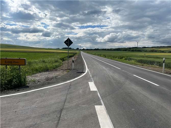 Der Streckenabschnitt der L 52 zwischen Polch und der Mayen ist wieder freigegeben.  Foto: Maximilian Mumm