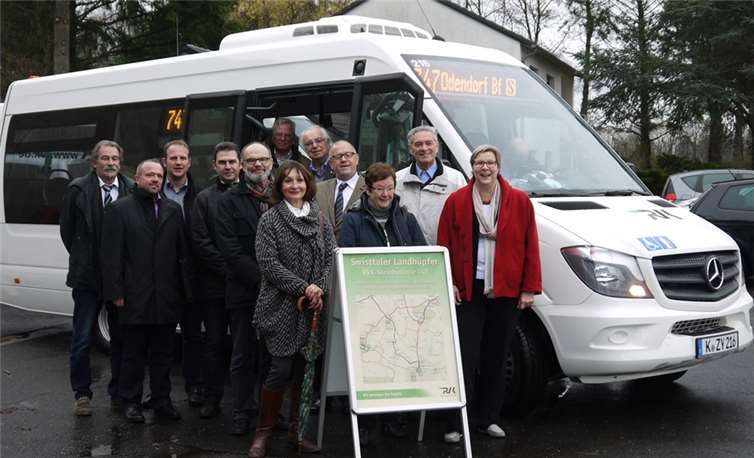 Der "Swisttaler Landhüpfer", Linie 747, verkehrt stündlich zwischen Odendorf und Rheinbach. privat