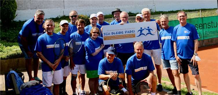 Der TC Rheinbach beteiligt sich an der Aktion „Ich bleibe dabei“. Foto: privat