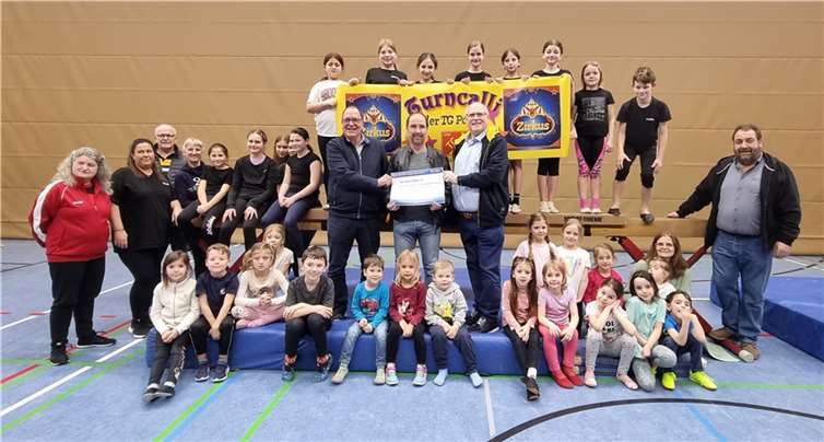 Der TG Polch 1888 e.V. freute sich sehr über die Spende.  Foto: privat