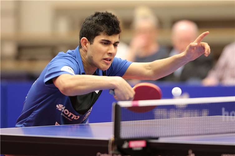 Der TTC Zugbrücke Grenzau verpflichtet Kanak Jha für die neue Saison in der Tischtennis-Bundesliga. Foto: Wolfgang Heil