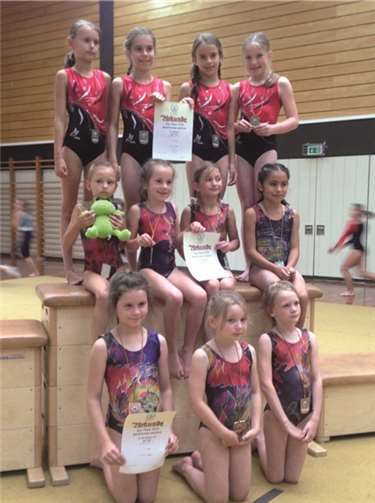 Der TV 05 Mülheim ist stolz auf die gezeigten Leistungen seiner jungen Turnerinnen. TV 05 Mülheim