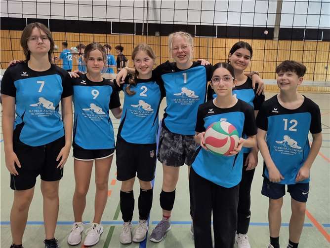 Der TV Vallendar nahm als Mixedteam mit sechs Mädchen und einem Jungen teil.  Foto: TV Vallendar