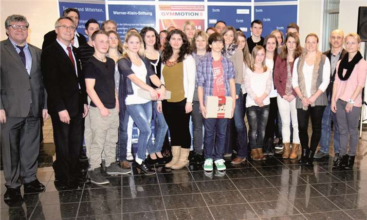 Der TVM ehrte seine Meister des Jahres 2013 in Koblenz.privat