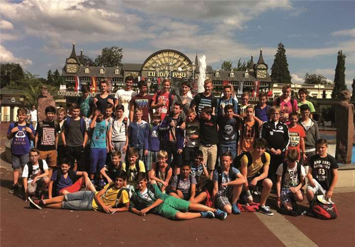 Der Tagesausflug in den Europapark war eines der Highlights der Reise.privat