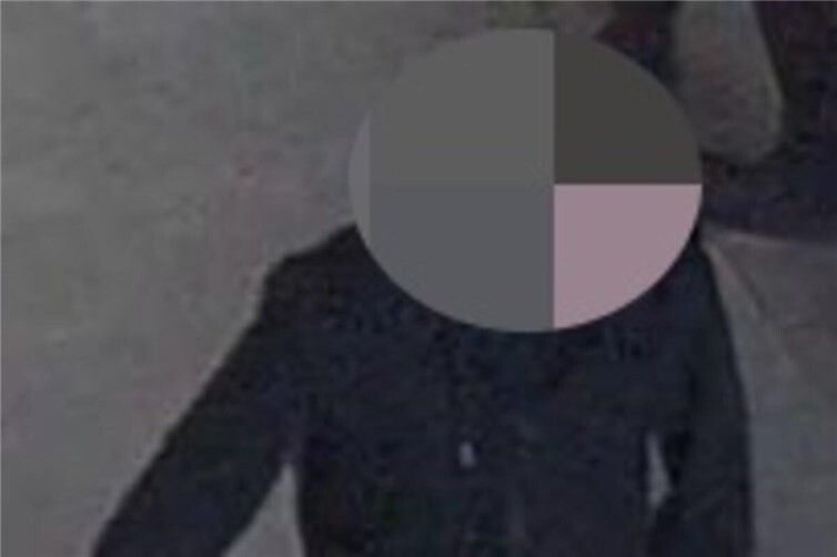 Der Tatverdächtige.