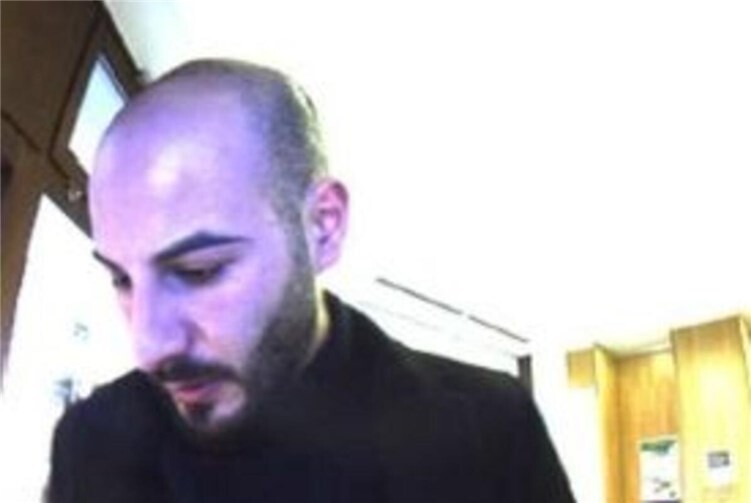 Der Tatverdächtige.