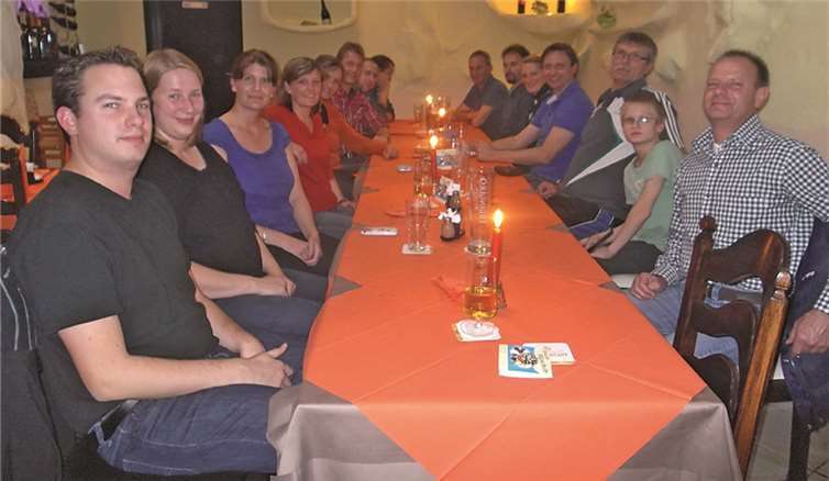 Der Teamgeist wird auch außerhalb des Feldes groß geschrieben. privat