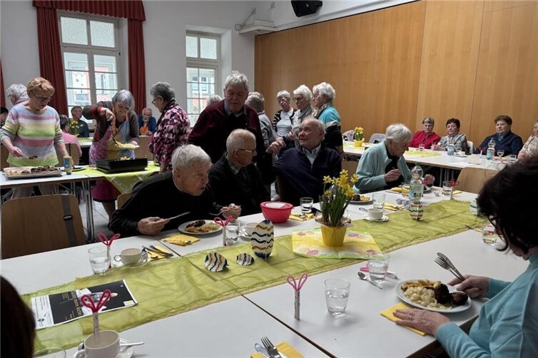 Der Thurer Mittagstisch ist immer auch ein Ort der Begegnung, des Austauschs und der Gemeinschaft.