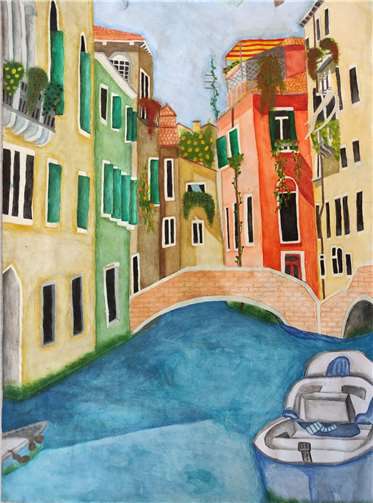 Der Titel des Bildes lautet „Venedig“. Foto: privat