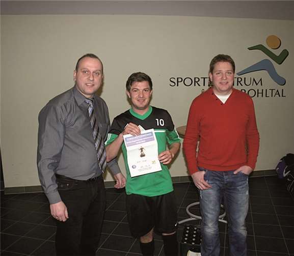 Der Torschützenkönig bekam eine Urkunde sowie einen Geldpreis.