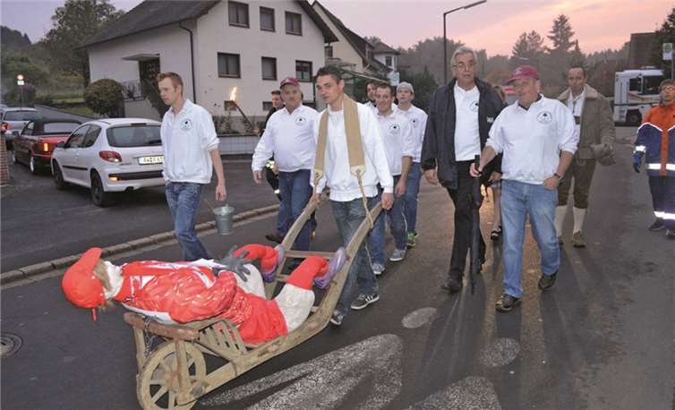 Der Traditionsverein mit dem Kirmesmann.