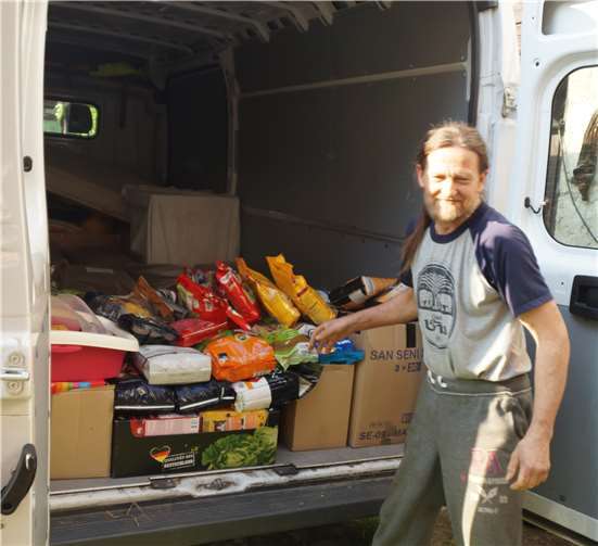 Der Transport geht auf direktem Weg dorthin, wo Hilfe gebraucht wird. Foto: SOT