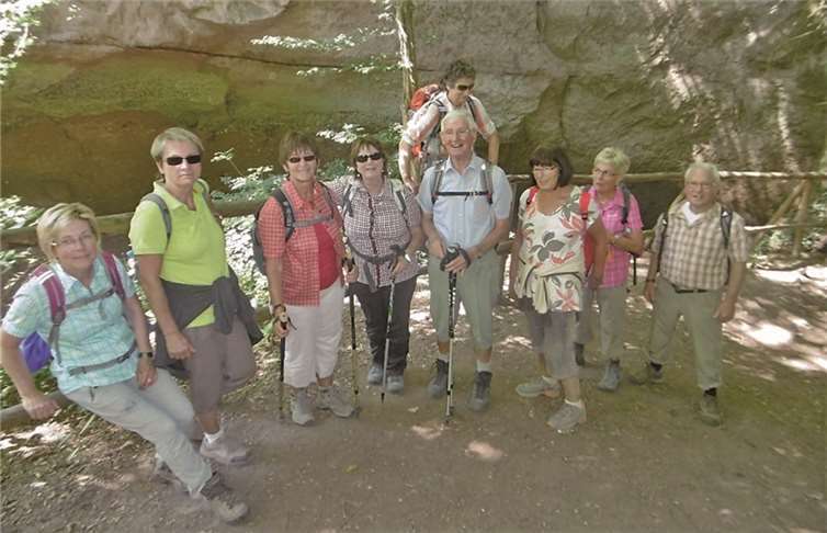 Der Traumpfad führte auch durch die Wolfsschlucht. Privat