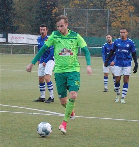 Der Treffer zum 1:1-Ausgleich: Sekundenbruchteile später zappelt der Ball im Netz.