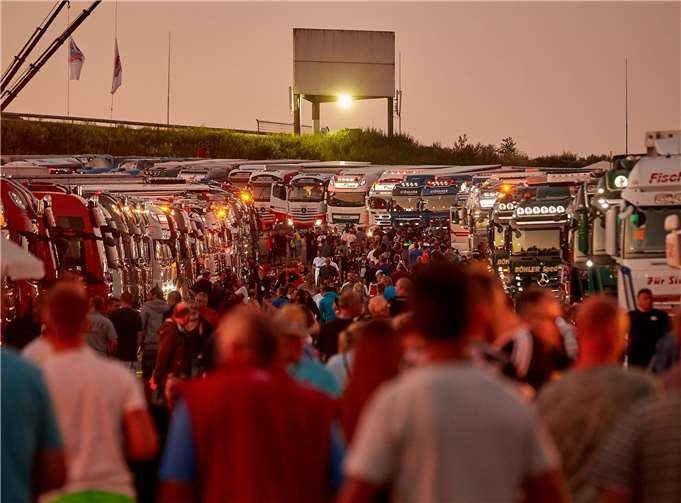 Der Truck-Grand-Prix ist immer ein Zuschauermagnet. Thomas Frey