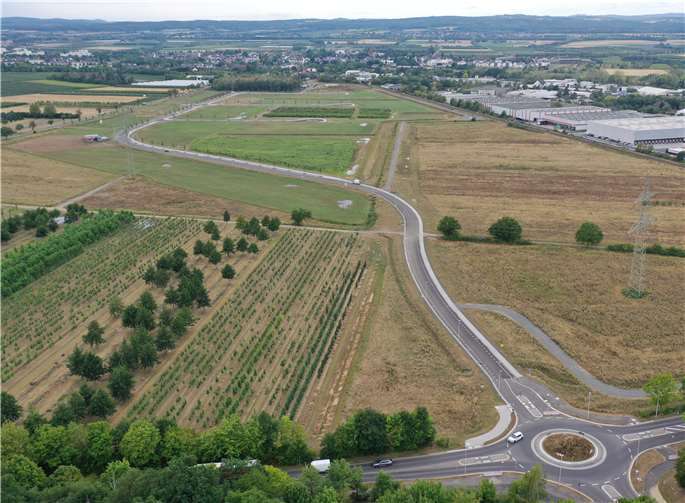 Der Unternehmerpark Kottenforst aus der Vogelperspektive.Foto: Stadt Meckenheim
