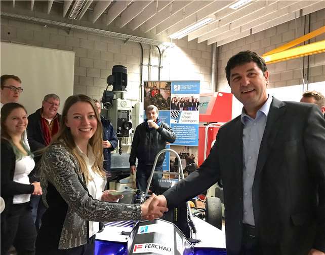 Der VDI Mittlerhein unterstützt die Koblenzer Studierenden beim Bau ihres Rennwagens. VDI