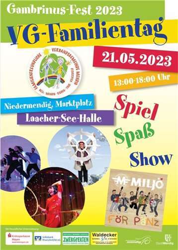 Der VG-Familientag in und um die Laacher See-Halle ist der krönende Abschluss des Mendiger Gambrinusfests.  Foto: VG Mendig