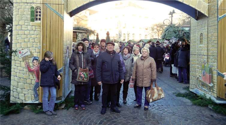 Der VdK auf dem Weihnachtsmarkt in St. Wendel.privat