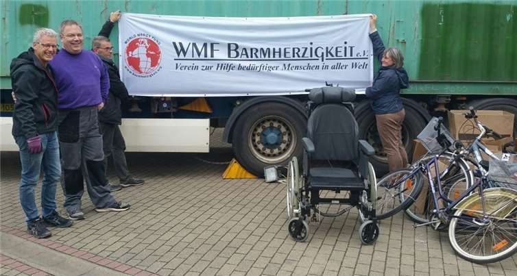Der Verein WMF-Barmherzigkeit e.V. beteiligte sich an der Spendenaktion.