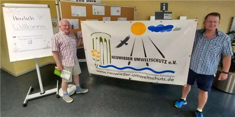 Der Verein, darunter Hammes und Menzenbach, beteiligte sich erneut am Workshop „städtisches Klimaschutzkonzept“.  Foto: NUV