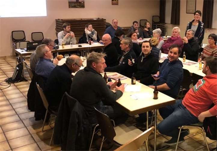 Der Verein zeigte sich zufrieden mit seinen Leistungen. privat