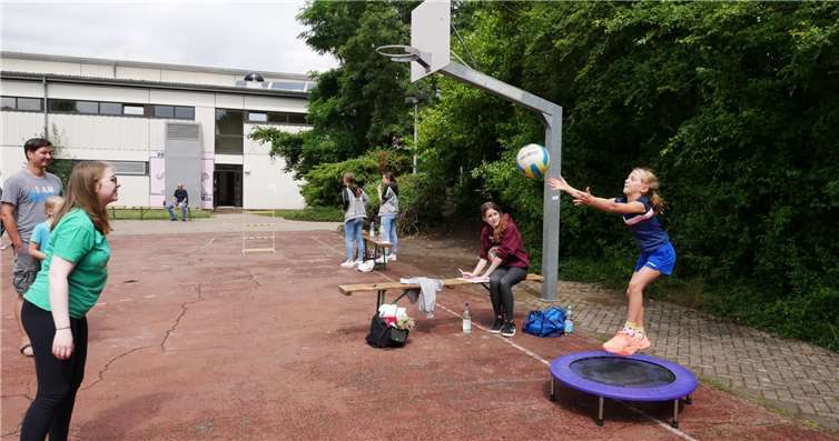 Der Volleyball-Schnuppertag begeisterte.Fotos: privat
