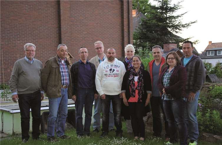 Der Vorstand 2015/2016 (v.l.n.r.): Hans-Werner Schaab, Wolfgang Mayr, Andreas Volz, Harald Schwemmer, Dirk Milz, Eva Jung, Diana Frühwirt, Bernd Loch, Anja Wilberg und Gerd Dötsch.privat